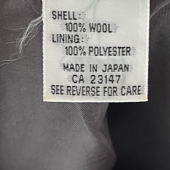 VTG Talbots Skirt 6 Petite Plaid Wool Flare Hem Houndstooth Academia Lined Brown - Picture 8 of 9